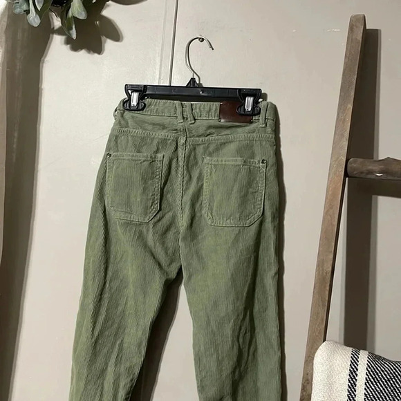 Zara Kids Colorful Collection Green Corduroy Pants - Picture 7 of 8